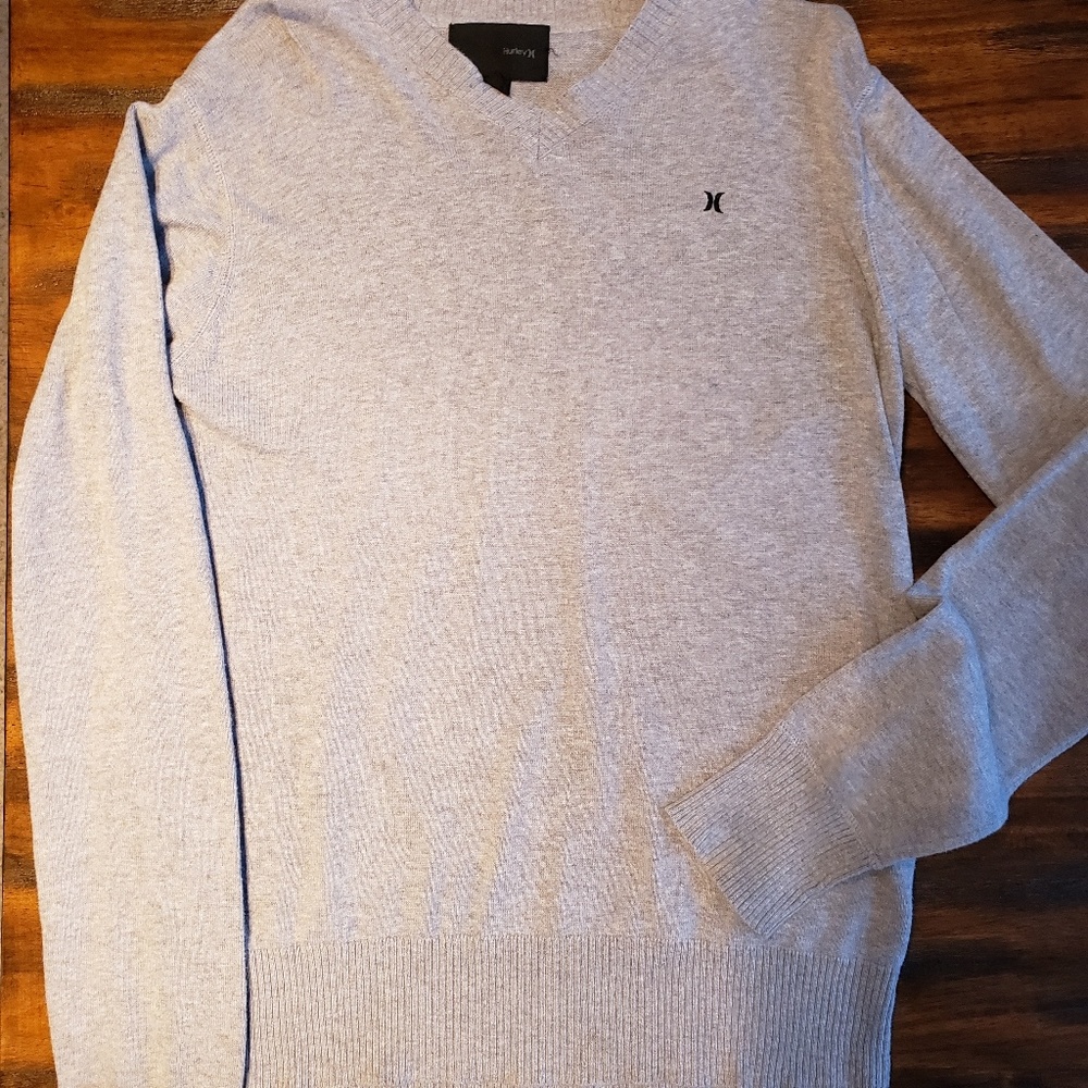 Mens Hurley V-Neck Sweater